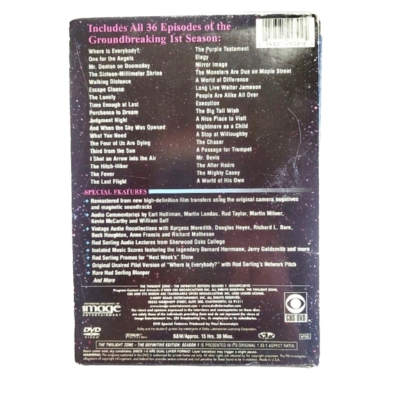 The Twlight Zone The Definitive Edition Season 1 (6 DVD'S) - Picture 2 of 5